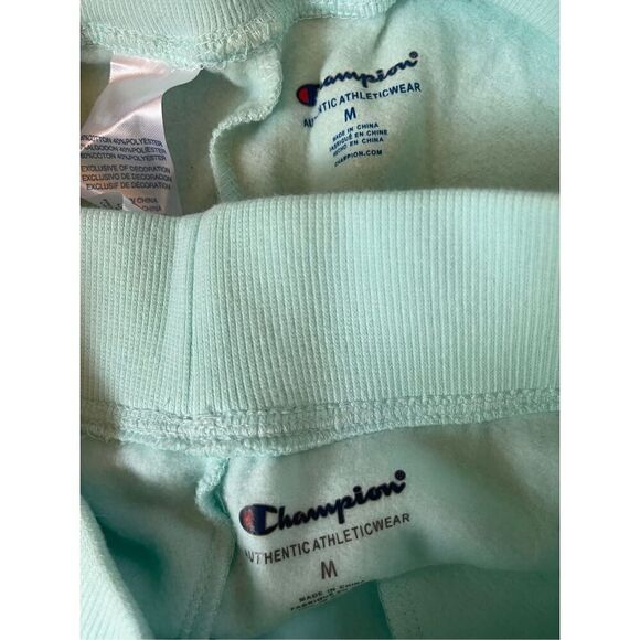 NWOT Champion turquoise bundle of 2 girls sweatpants size M - Picture 4 of 5